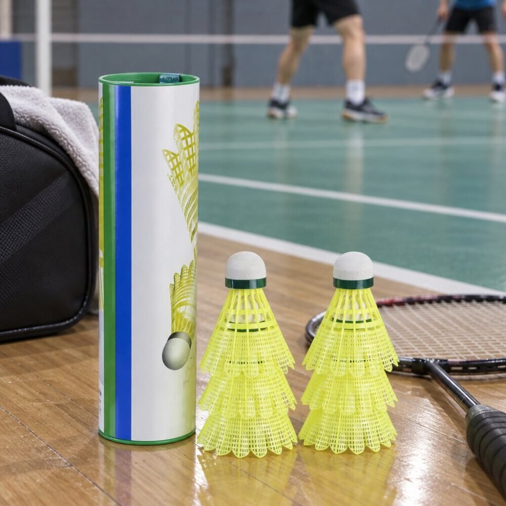 Yonex Mavis 2000 Nylon Shuttlecocks - Yellow, Tube of 6