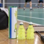 Yonex Mavis 2000 Nylon Shuttlecocks – Yellow, Tube of 6 - illustrative image, scene generated
