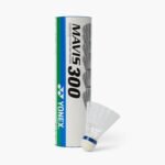 Yonex Mavis 300 Nylon Shuttlecocks – White, Tube of 6 - view 1