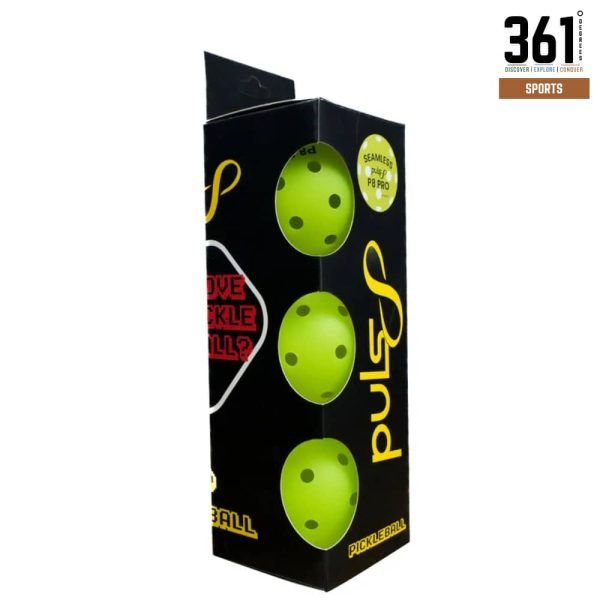 PULS8 Pro Pickleball Balls – Assorted Pack of 3