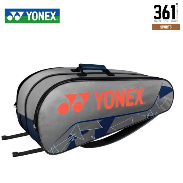 Yonex BT-6 6 Racquet Bag – Grey/Cherry Tomato