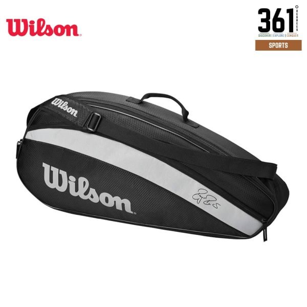 Wilson RF Team 12 Pack Tennis Bag – Black