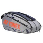 Yonex BT6 Thermal Racquet Bag – Grey / Cherry Tomato - view 1