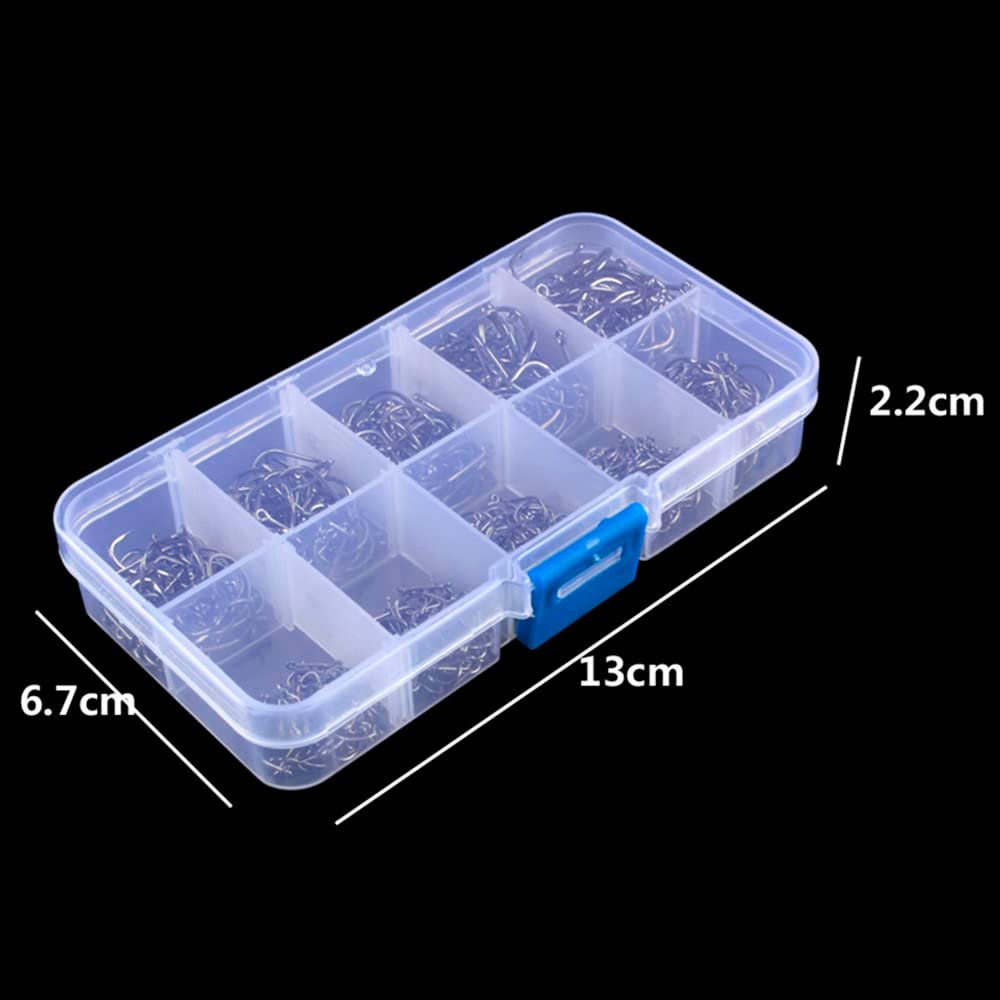 500-Piece Eyed Hook Set - Ise-Ni Pattern, Sizes 6 to 15