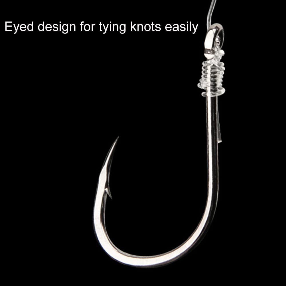 500-Piece Eyed Hook Set - Ise-Ni Pattern, Sizes 6 to 15