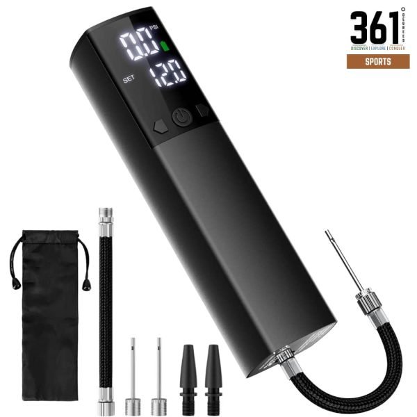 Motorenbau Electric Ball Pump – Automatic Air Pump with LCD Pressure Gauge