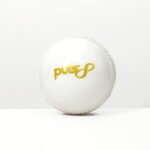 Puls8 Incredible Cricket Ball – White Leather - view 2