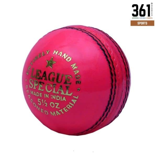 SF County Cricket Ball – Pink Leather