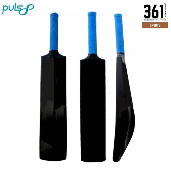 Puls8 PVC Cricket Bat – Full Size (Black)