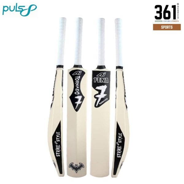Puls8 PVC Cricket Bat – Full Size (Off-White)