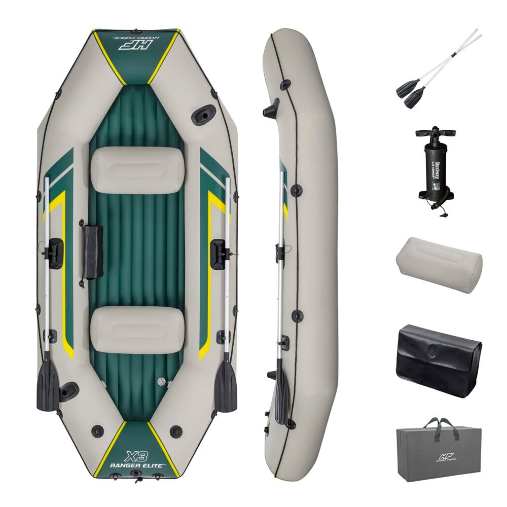 Bestway Hydro-Force Ranger Elite X3 Inflatable Raft (3-Person)