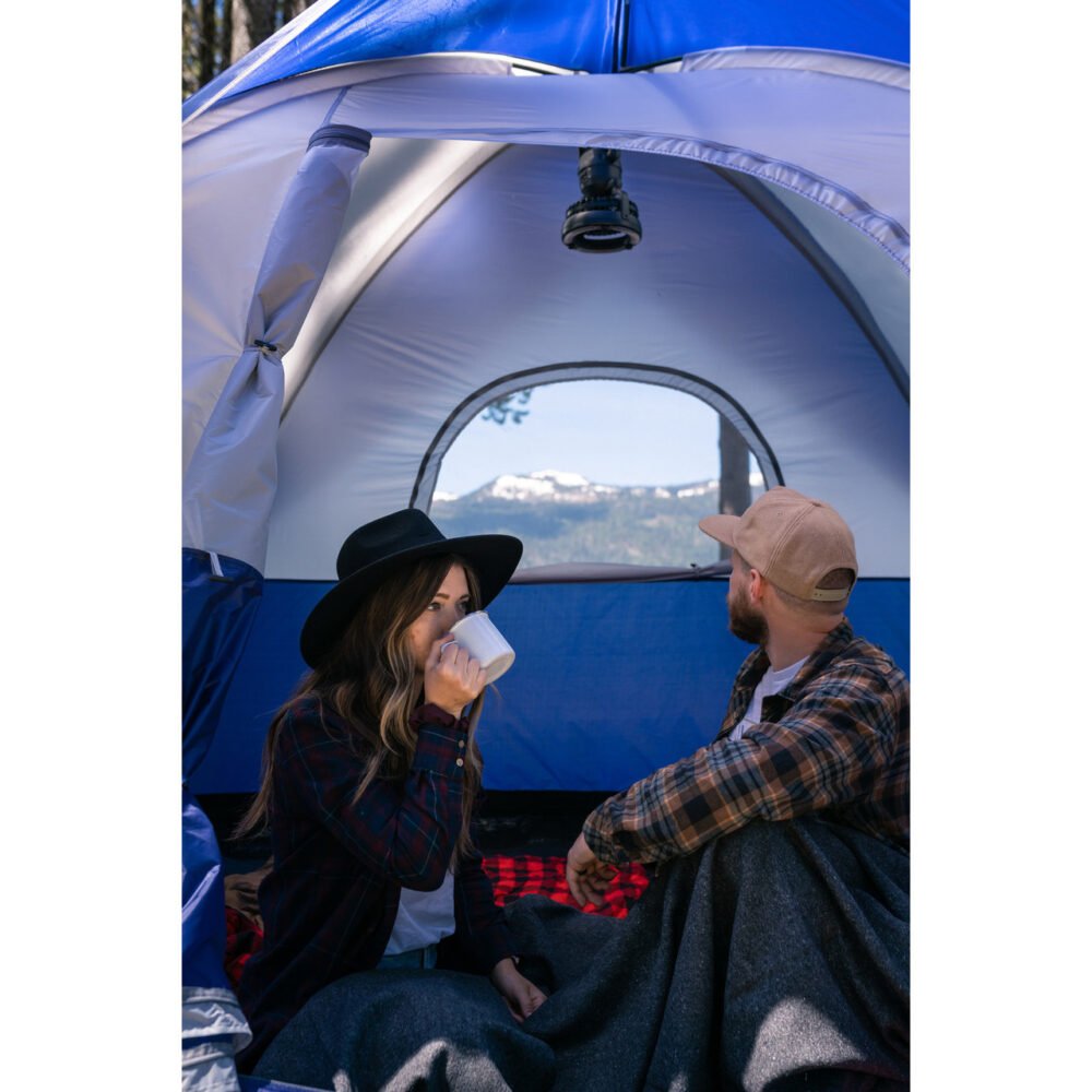 CHANODUG 2-in-1 Camping Fan and LED Lamp - FX-9044
