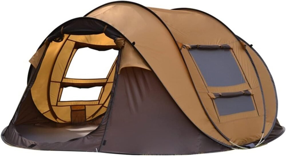 Chanodug Quick-Opening Tent for 6 People - Brown