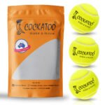 Cockatoo Heavy Tennis Cricket Ball – Yellow, Pack of 3 - view 1
