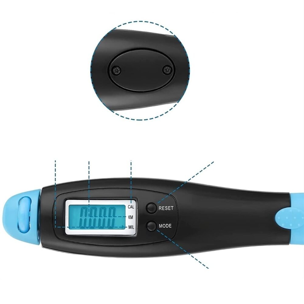 Cordless Digital Skipping Rope - Weighted Ends with Counter