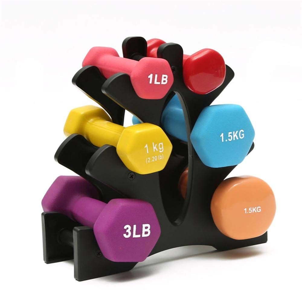 Dumbbell Rack Stand - 3-Tier, Holds up to 6 Pairs