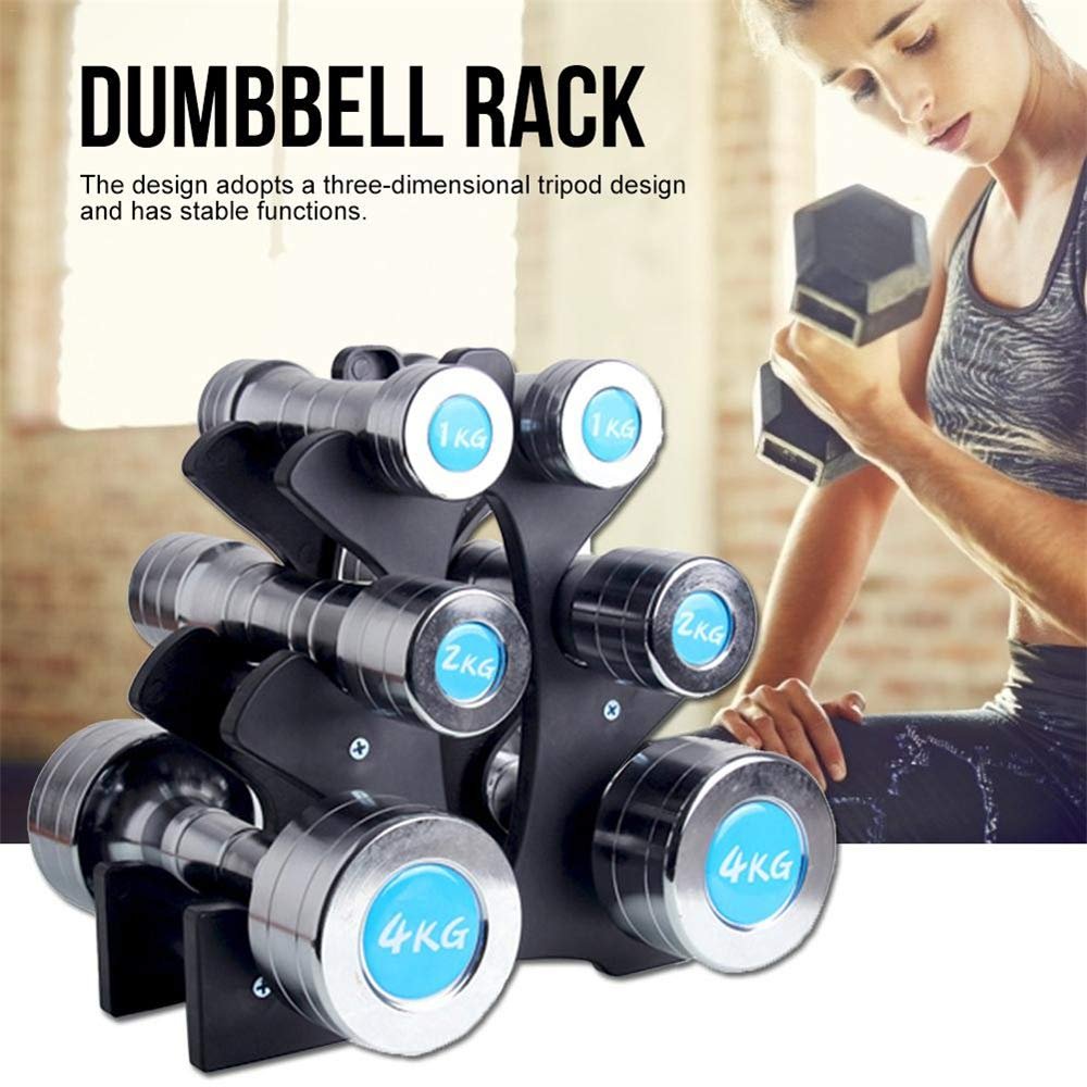 Dumbbell Rack Stand - 3-Tier, Holds up to 6 Pairs