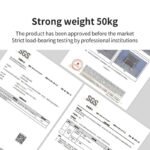 SGS load testing certification for the Naturehike Nest Creek folding table, rated 50 kg