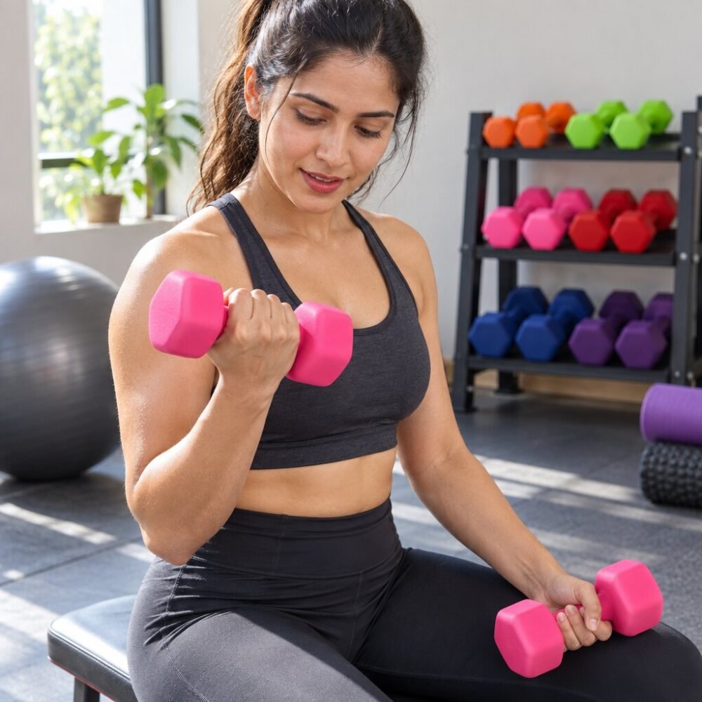 Neoprene Dumbbell - 0.5 kg to 10 kg, Sold Singly