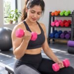 Neoprene Dumbbell – 0.5 kg to 10 kg, Sold Singly - illustrative image, scene generated
