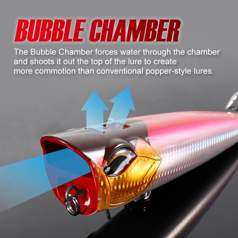 Noeby NBL9550 Big Popper - Floating Topwater Lure