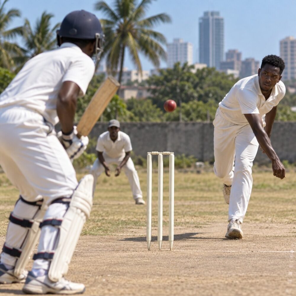 SCS Cricket Stump - 24 in White, Single