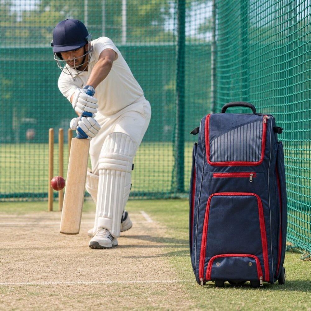 SCS Wheeled Cricket Kit Bag