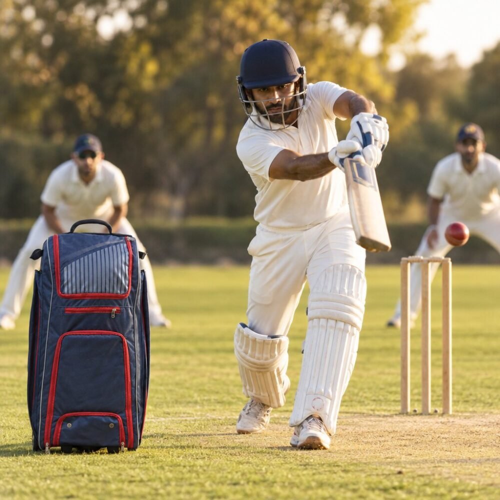 SCS Wheeled Cricket Kit Bag
