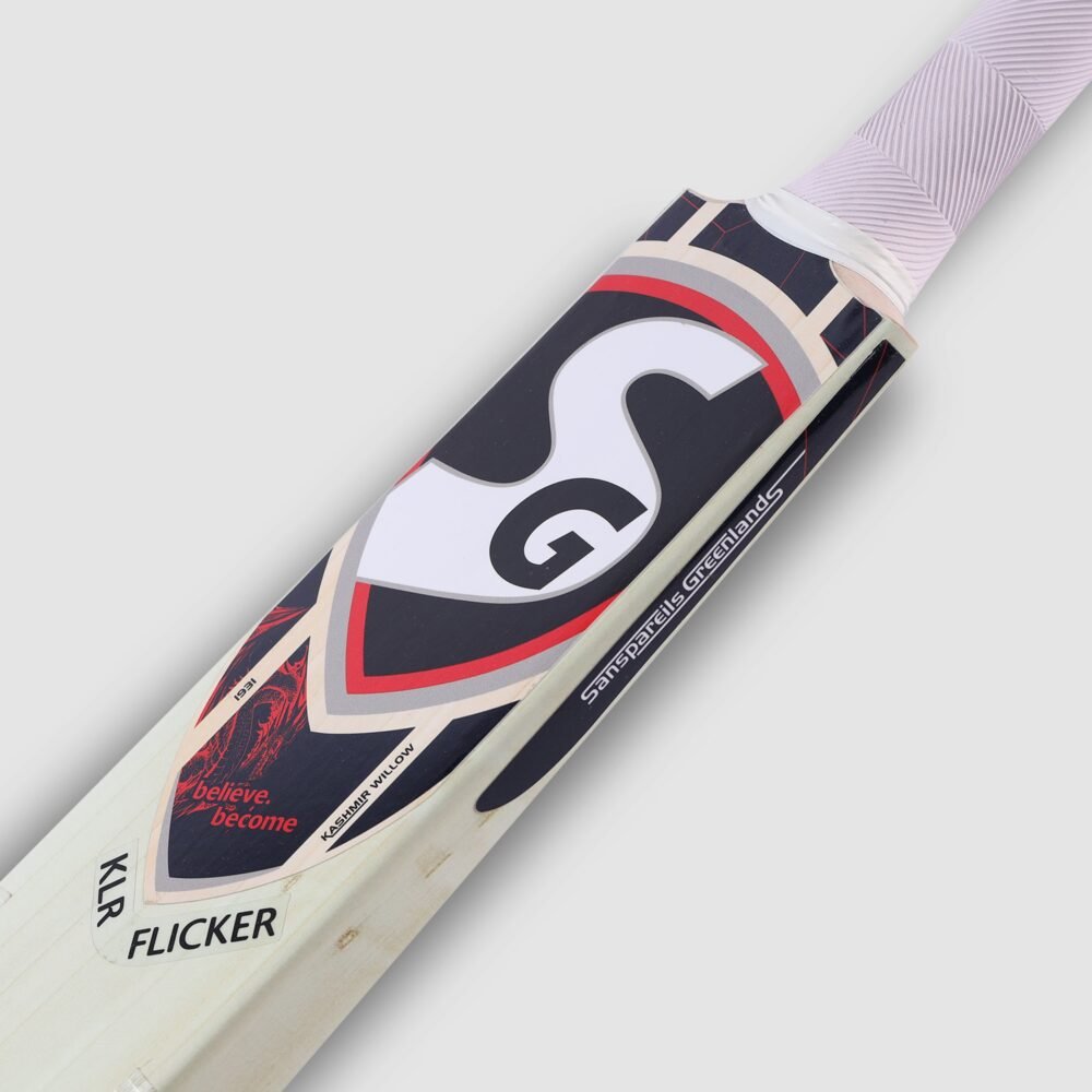 SG KLR Flicker Cricket Bat - Kashmir Willow, Short Handle