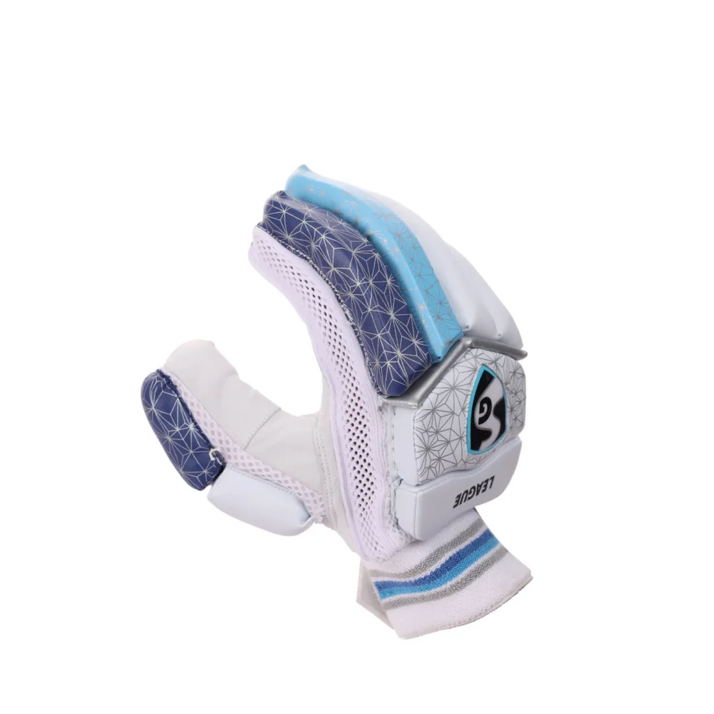 SG League Batting Gloves - Leather Palm with TPU Finger Shells