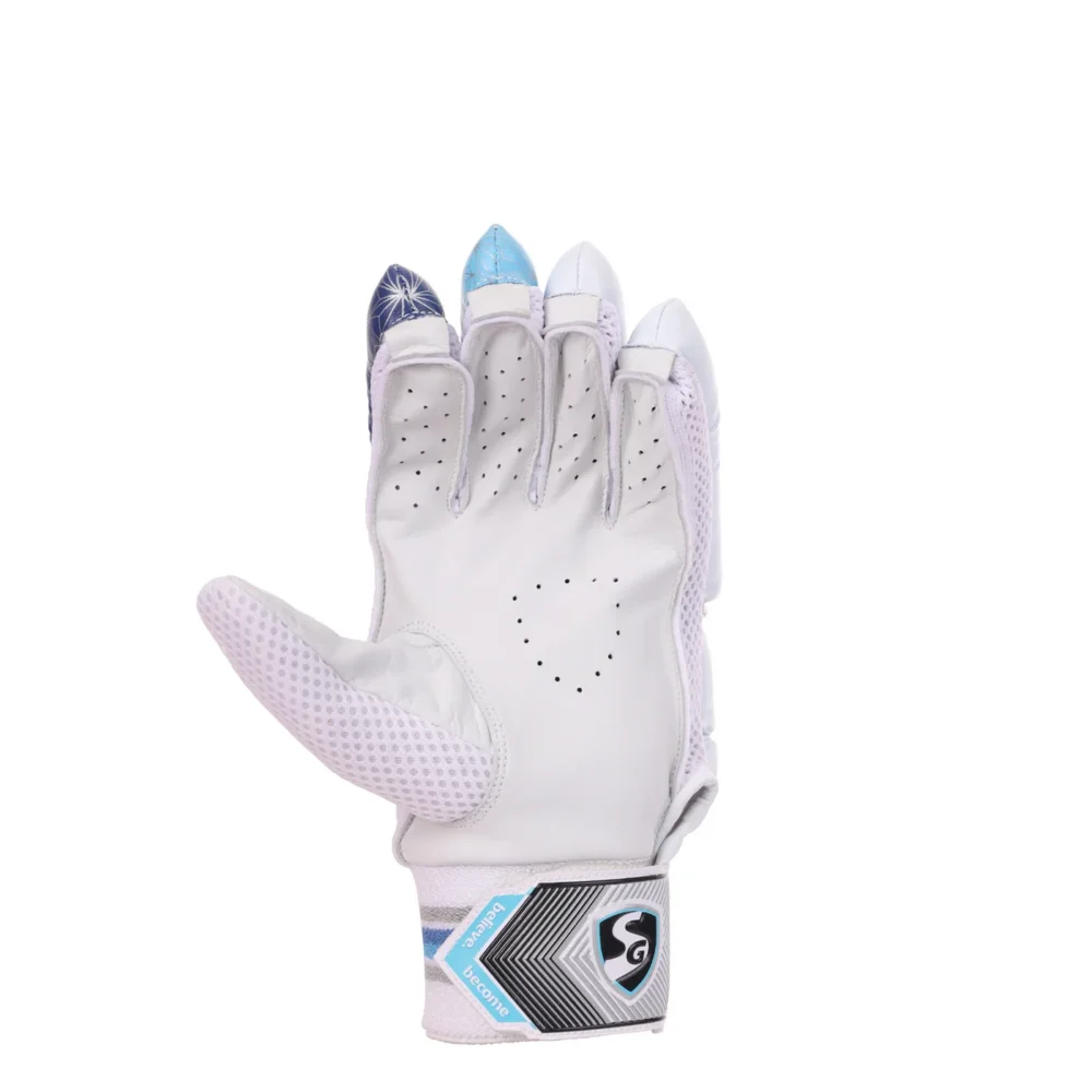 SG League Batting Gloves - Leather Palm with TPU Finger Shells