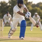 SG Players Xtreme Batting Pads – Blue - illustrative image, scene generated