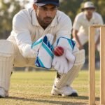 SG RSD Xtreme Wicket Keeping Gloves – PVC Palm with Rubber Grip - illustrative image, scene generated