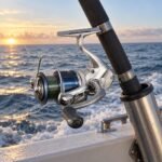 Shimano Nexave 6000FE Spinning Reel - illustrative image, scene generated