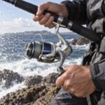 Shimano Nexave 8000FE Spinning Reel - illustrative image, scene generated