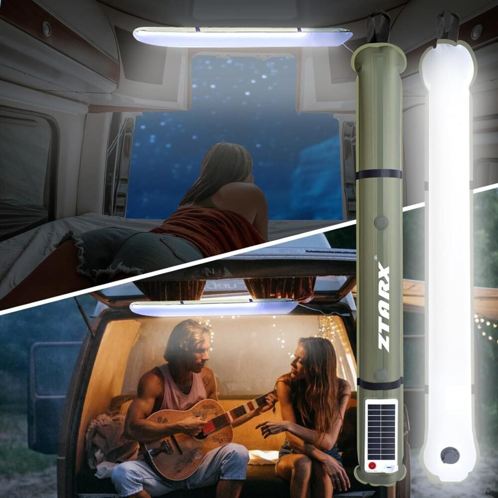 ZTARX S86 Inflatable Solar Camping Light - 86 cm Tube