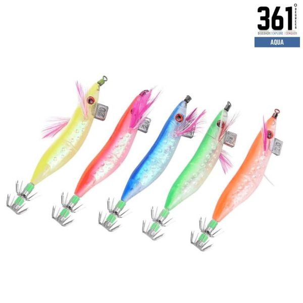 Luminous Squid Jig Set – 5PCS