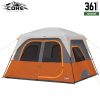 CORE 6 Person Straight Wall Cabin Tent 10’ x 9’ – Model 40120