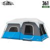 CORE 9 Person Lighted Instant Cabin Tent 14’ x 9’ – Model 40062