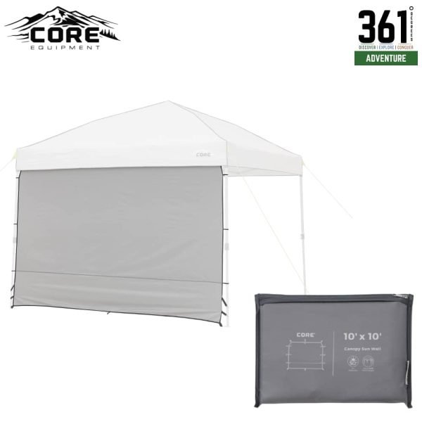 CORE 10’ x 10’ Sun Wall Accessory – Model 40104