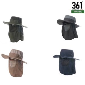 Outdoor Bucket Hat - with Face and Neck Protection