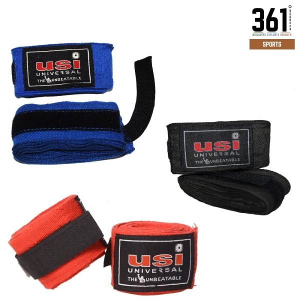 USI UNIVERSAL Boxing Hand Wraps – 180” Length (4.55m)
