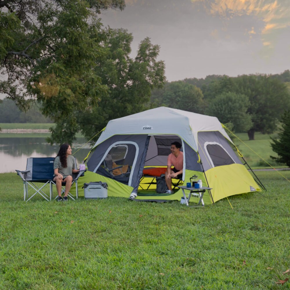 CORE 6 Person Instant Cabin Tent 11’ x 9’ – Model 40007