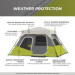 CORE 40007 instant cabin tent H2O Block weather protection and taped rainfly