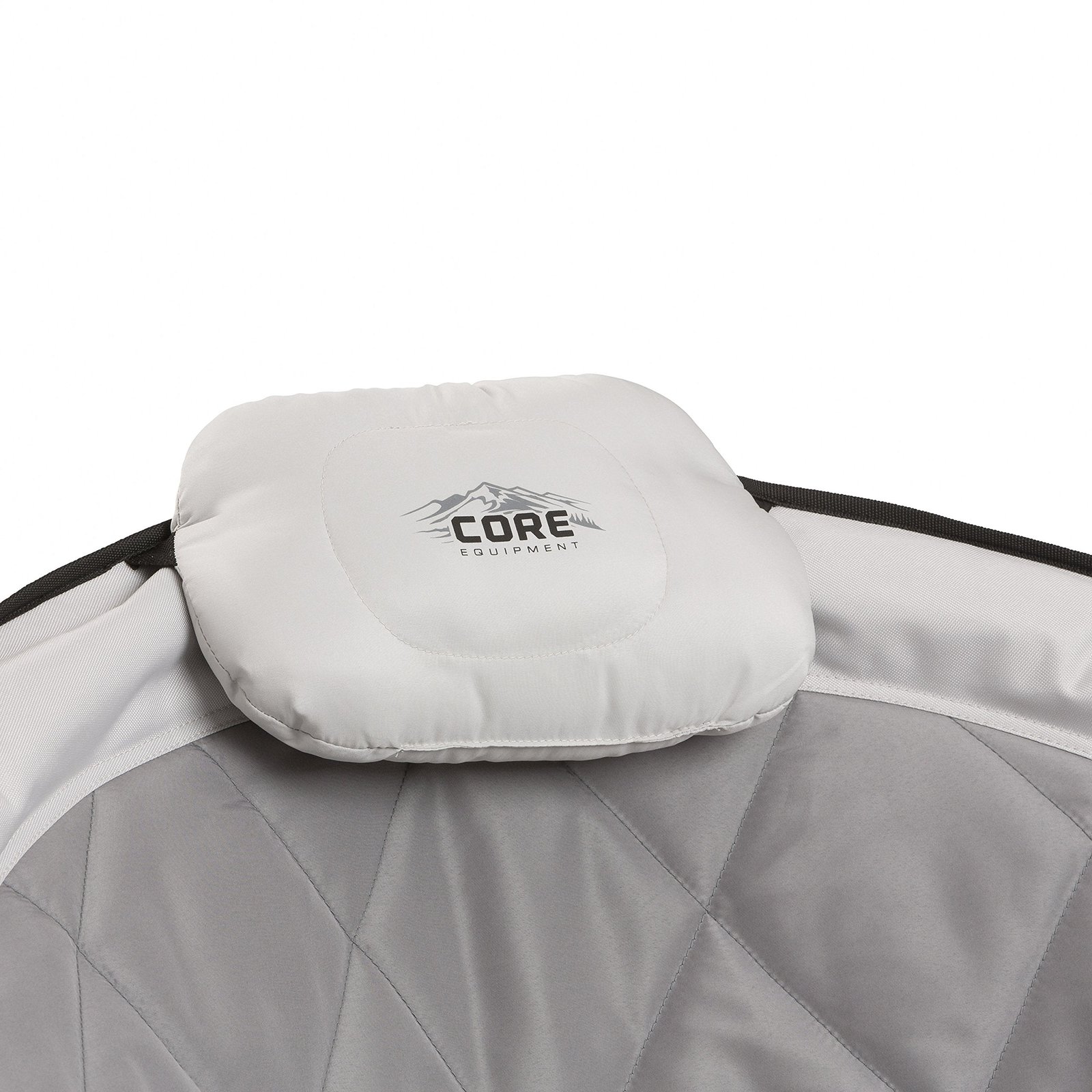 CORE Padded Oversized Round Chair (Grey/Silver) – Model 40025