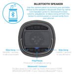 The built-in Bluetooth speaker on the CORE 1250 Lumen Rechargeable Lantern