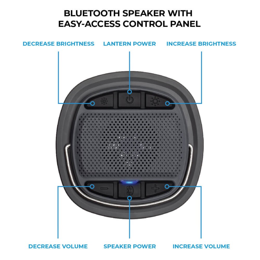 CORE 1250 Lumen Rechargeable Lantern with Bluetooth Speaker - Model 40078