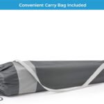 CORE Mesh Hard Arm Camping Chair 40105 - folded in the included carry bag with shoulder strap