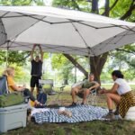 CORE 40155 13 x 13 instant canopy set up outdoors