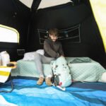 CORE 40342 6 person Blockout instant cabin tent at camp